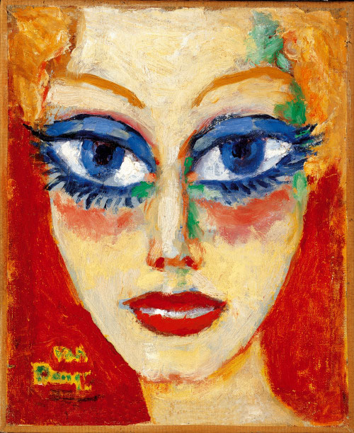 Kees Van Dongen,  Woman with Blue Eyes, 1908.
