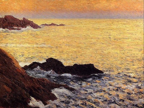 Maxime Maufra (France 1861-1918) The Golden Sea (1900)