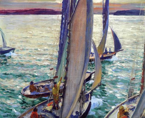 Jonas Lie (USA b. Norway 1880-1940) Beyond (1919)
