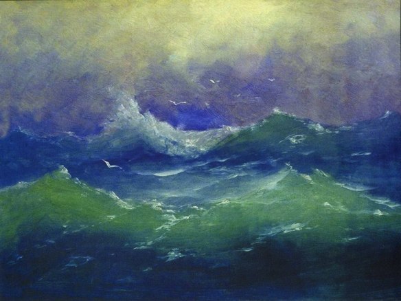 Arkhip Kuindzhi (Russia 1842-1910) Waves (1870)