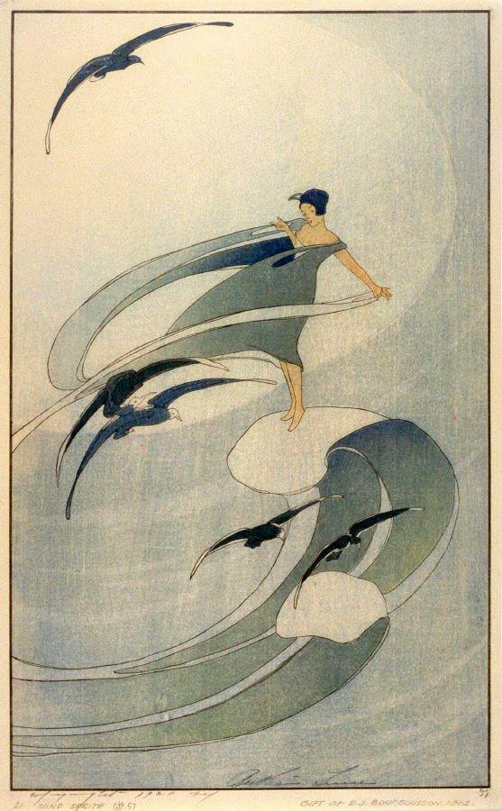 Bertha Lum (USA 1869-1954) Wind Sprite (1920)