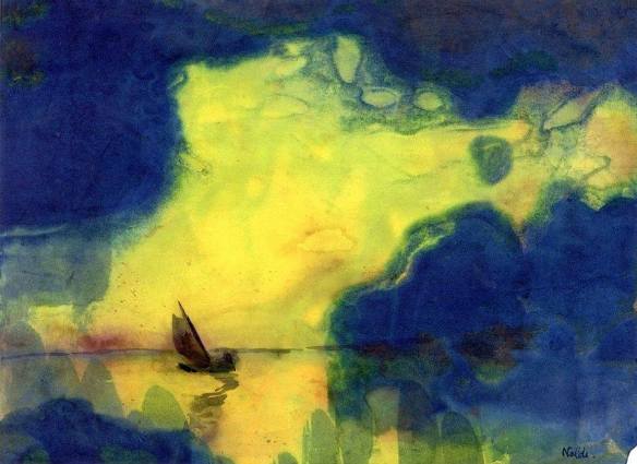 Emil Nolde (1867-1956) Meer bei Abenddämmerung - The Sea at Dusk