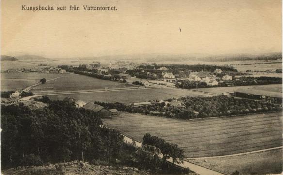 Utsikt från Vattentornet kring 1915