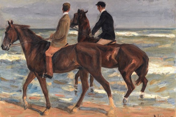 Two Riders on a Beach Max Liebermann (Germany 1847-1935)