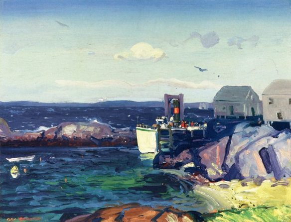 George Wesley Bellows (USA 1882–1925) Boat Landing