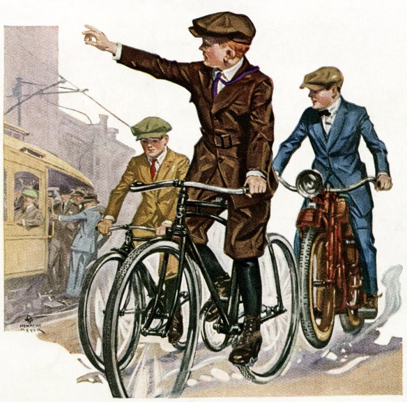 Cykel OldDesignShop_May1919BoysOnBikes