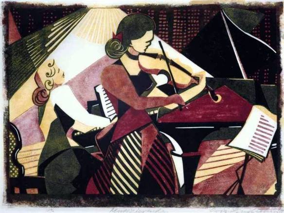 Musicians Lill Tschudi (Swiss 1911-2004)