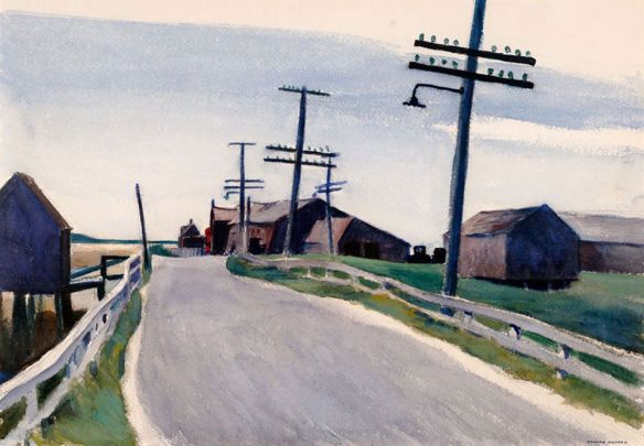 Edward Hopper (1882-1967) Wellfleet Road (1931)