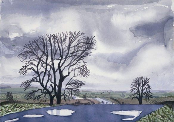 David Hockney (UK b. 1937) Trees & Puddles. East Yorkshire, 2004 