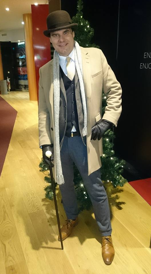 Christian Dahlgren spatserkäpp Triangeln Malmö 26 dec