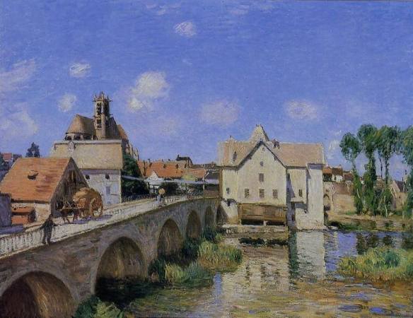 Alfred Sisley (France 1839-1899) Le Pont de Moret (1893)