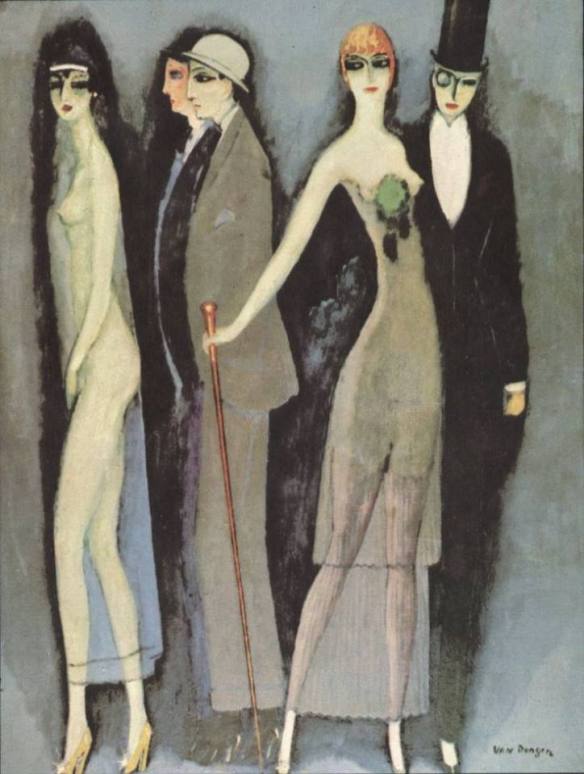 Montparnasse Blues.  Kees van Dongen (1877-1968).