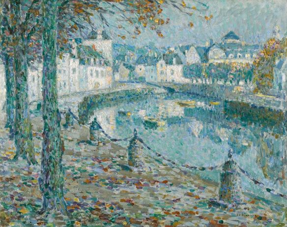 La petite ville au matin, Quimperlé 