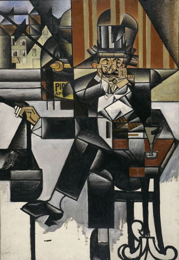 Man in Cafe. Juan Gris. 1912.