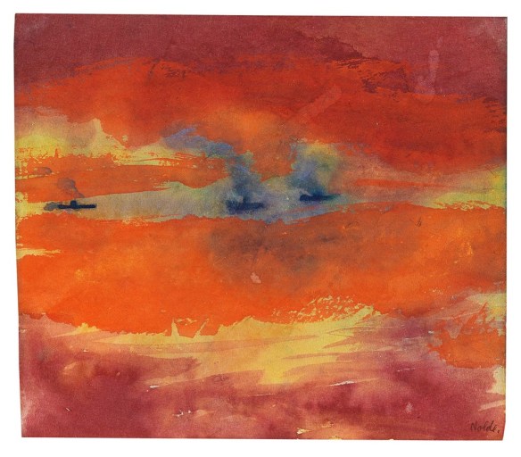 Emil Nolde (1867-1956) Schwüler Abend (1946)
